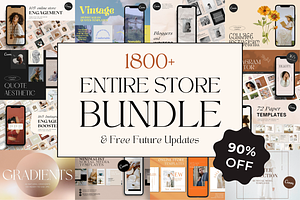 ENTIRE STORE Instagram Bundle Canva