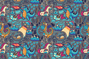 19 Fantasy Seamless Patterns, a Pattern Graphic by PenguinHouse (Thumbnail 17 of 20)