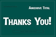Agressive Total, a Slab Serif Font by Wow Magic (Thumbnail 3 of 3)