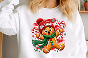 Oh Snap Gingerbread Man PNG, a Seasonal Illustration by designcity5 (Thumbnail 2 of 4)