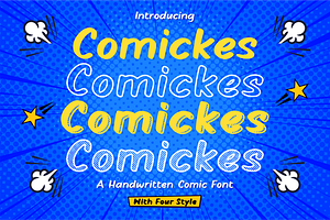 Comickes A Handwritten Comic Font