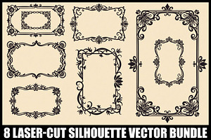 Baroque Ornament Laser Pack, an Illustration by Creativeshirt