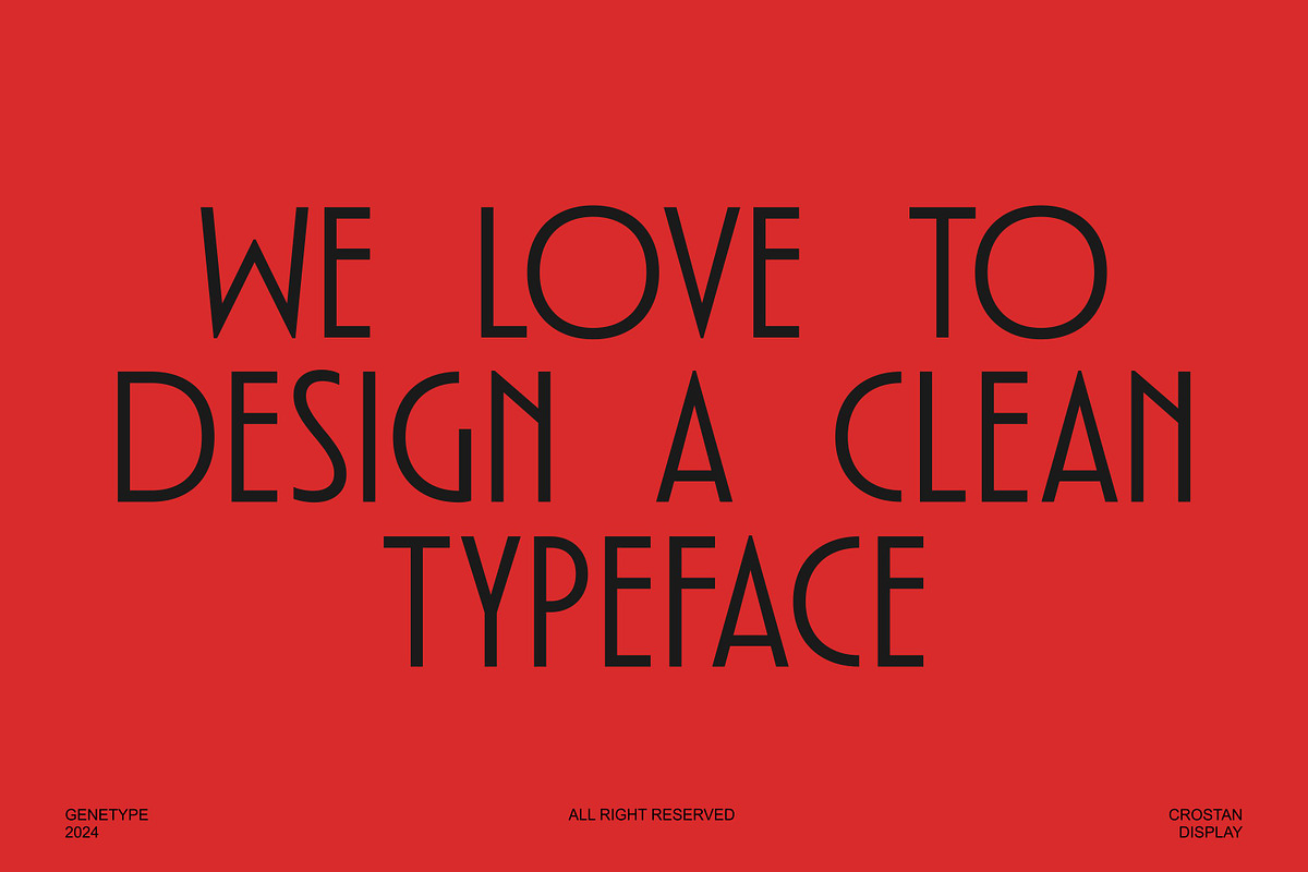 Crostan Display Font, a Sans Serif Font by Genetype (Photo 4 of 11)