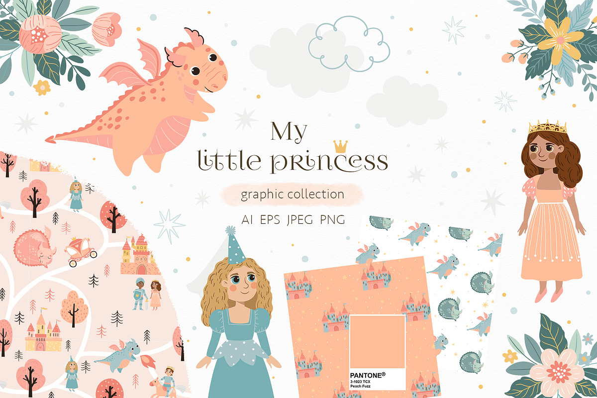 Kids & Nursery Vector Clipart Bundle, a Decorative Illustration by Jenny Quince (Photo 5 of 9)