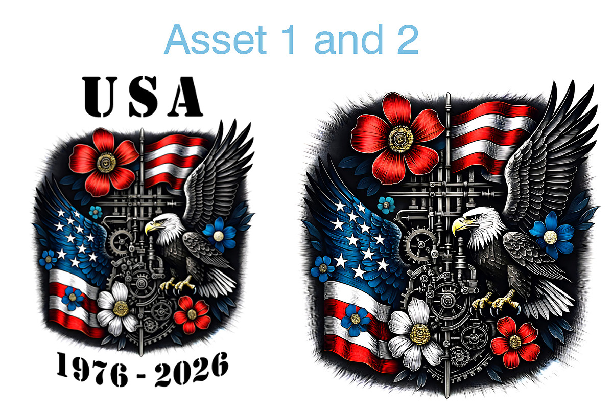 Black Metal USA 1776 2026, an Animal Illustration by Sharon Schwalbe (Photo 2 of 7)