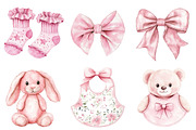 Pink Boho Nursery Clipart, an Illustration by CitraGraphics (Thumbnail 4 of 5)
