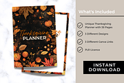 PLR Thanksgiving Planner x 3 Designs, a Design Template by Jennifer Magri Templates (Thumbnail 4 of 9)