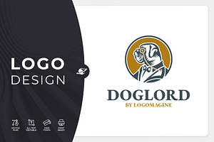 Dog Lord Logo Template