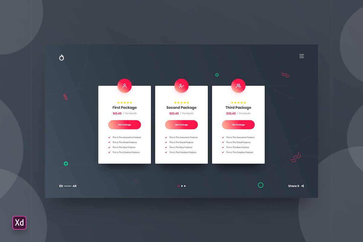 Pricing Table Landing Page, a Landing Page Template by ExplicitConcepts