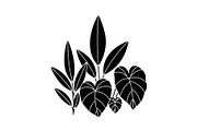 Minimal Botanical Leaf Silhouette Bu, an Illustration by Creativeshirt (Thumbnail 45 of 51)