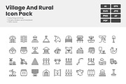 Village & Rural Icons Pack, an Outline Icon by erifqizeicon (Thumbnail 1 of 3)