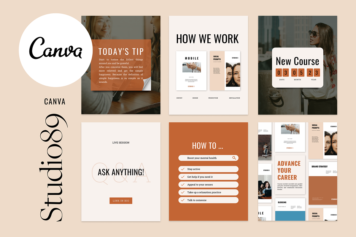 Studio89 Social Media Templates, a Social Media Template by Applet Studio