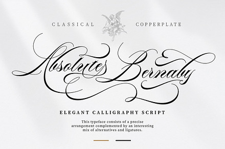 Absolute Bernaby, a Script Font by HKL Studio