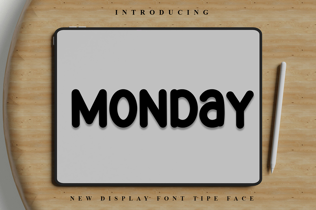 Monday, a Script Font by FreshTypeINK (Photo 1 of 8)
