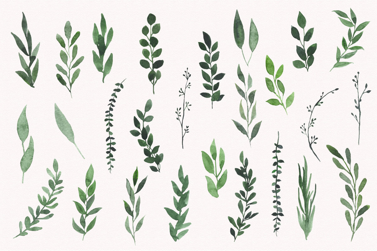 All About Leaves 3 - Watercolor, an Illustration by MariePierLaf (Photo 2 of 7)