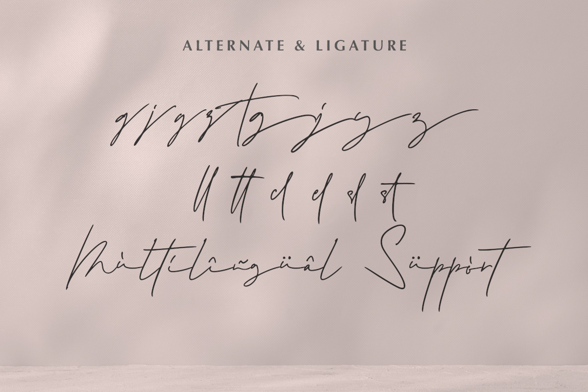 Winderlust - a Handwritten Font, a Script Font by Vava Aryanto (Photo 6 of 12)
