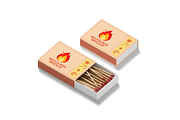 Matches Box Mockup, a Packaging Mockup by DSNA Mockup (Thumbnail 3 of 5)