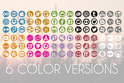 Vector Social Media Icons, an Icon by Luis Quesada Design (Thumbnail 2 of 2)