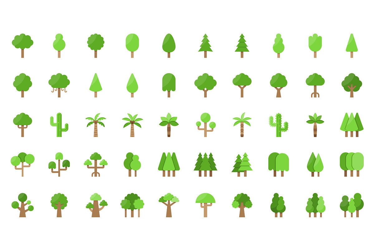 Tree Flat Style Icon, an Icon by sripfoto (Photo 2 of 2)