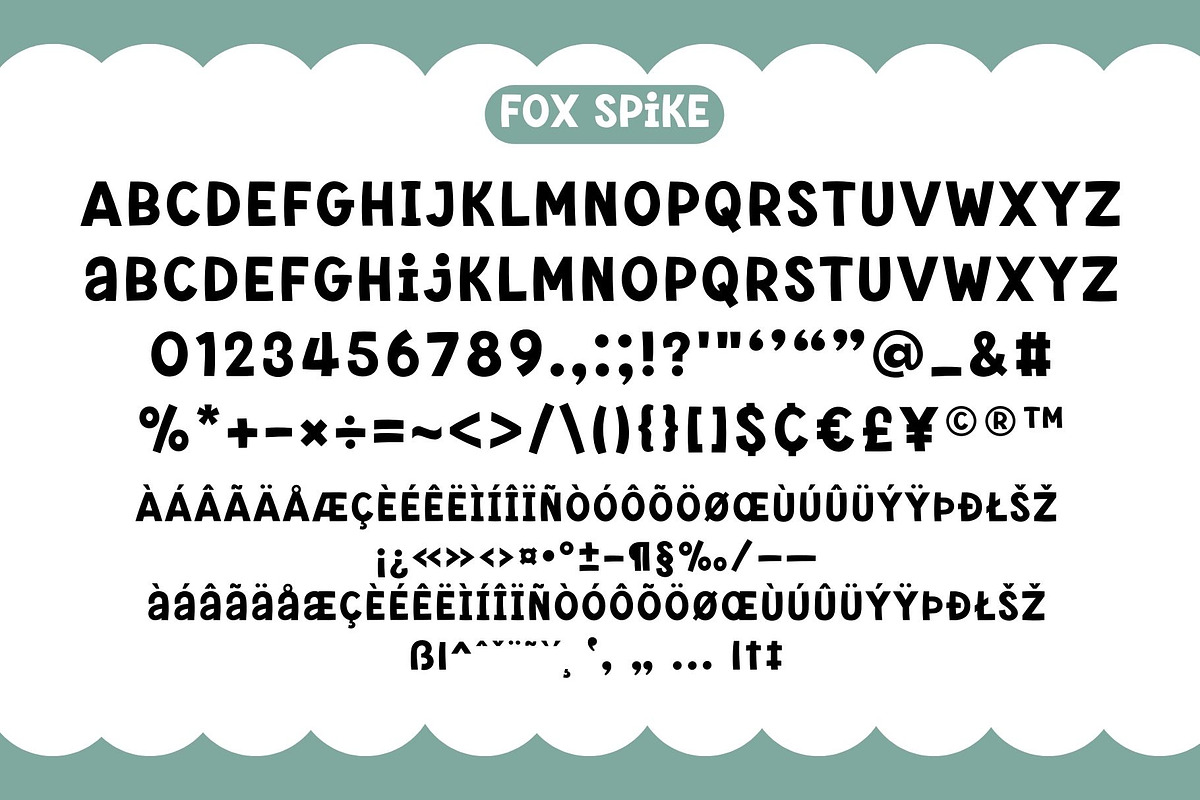Fox Spike 5 Fonts Style, a Handwritten Font by Fox7 By Rattana (Photo 6 of 11)