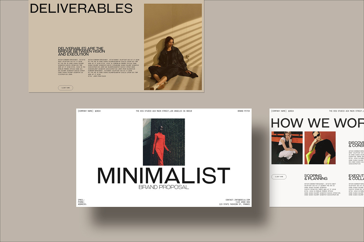 Minimalist Brand Proposal Template preview 4