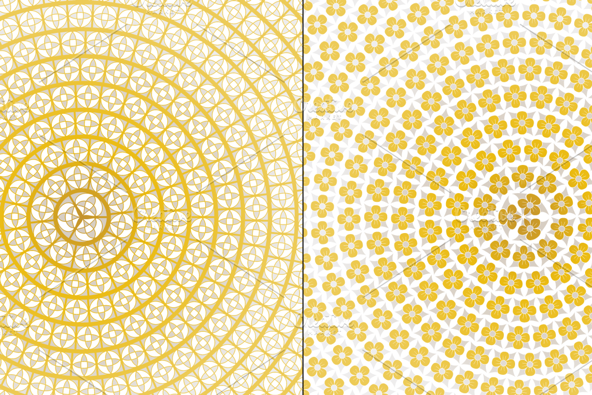 Ornate Circular Metallic Patterns preview 4
