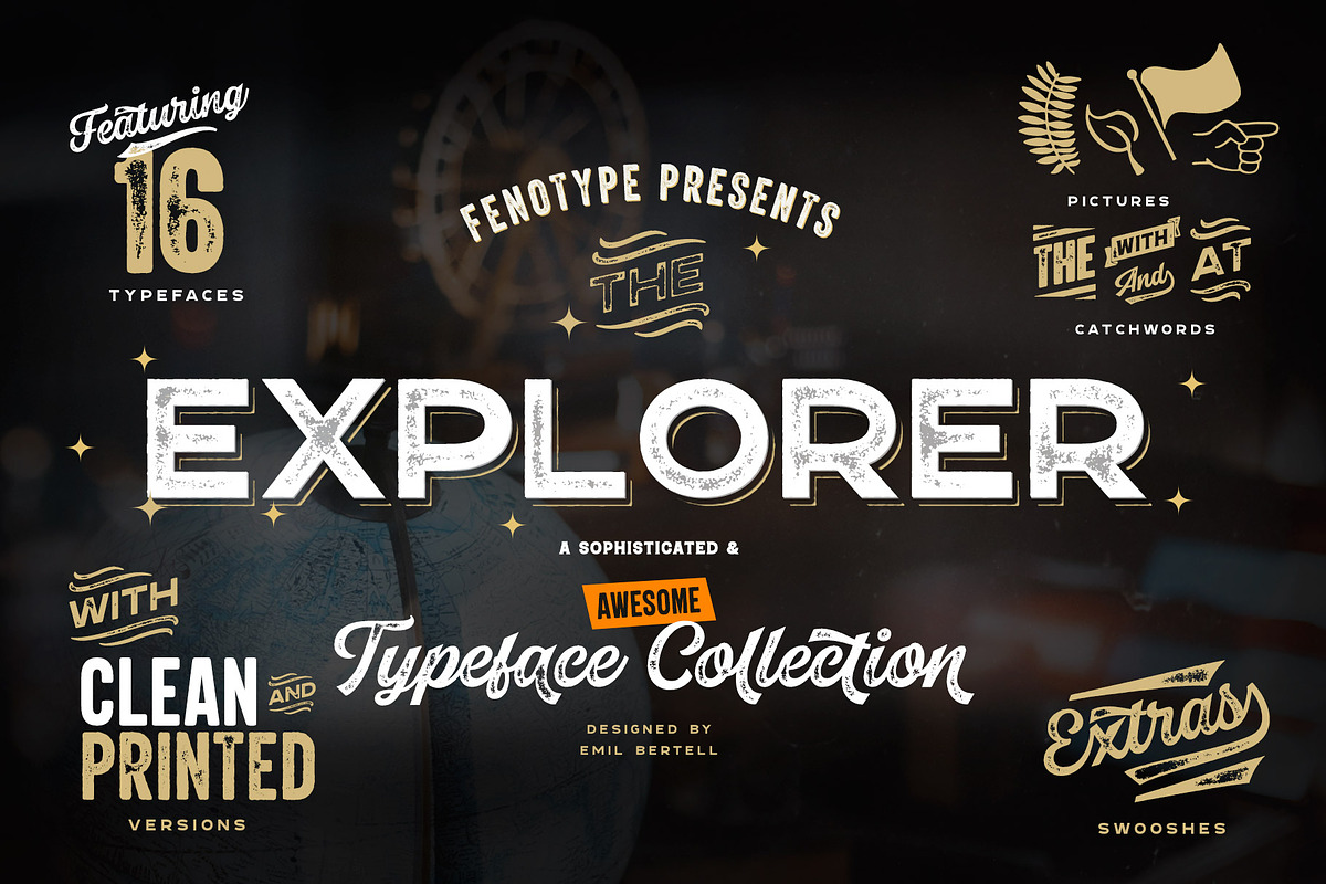 Explorer 21 Fonts Collection