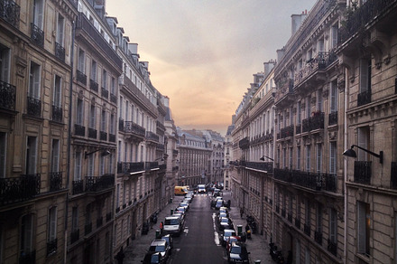 Parisian architecture stock picture