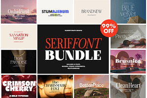 Seriffont BUNDLE