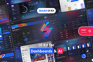 Quickit – UI Kit for Dashboards & AI