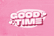 Pink Power - 3D Layered Font, a Font by Sarid Ezra (Thumbnail 3 of 10)