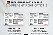 Adobe Supplement Facts Labels Temp, a Branding & Logo Template by Bdemm Studio (Thumbnail 4 of 6)