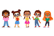 Holiday party kids with face paint, an Illustration by Buch&Bee (Thumbnail 2 of 3)