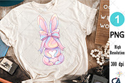 Colorful Bunny Easter Coquette PNG, an Illustration by Creative Art (Thumbnail 5 of 6)