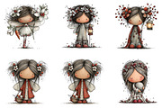 Whimsical easter fairy clipart, an Illustration by CreationArt (Thumbnail 7 of 7)
