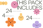 EMOTIONS: characters, flashcards, an Education Illustration by Lena Nikolaeva (Thumbnail 2 of 8)