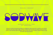 Sodwave - Modern Display Font, a Handwritten Font by overlaytemplates (Thumbnail 1 of 5)