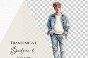 Teenage boy clipart, a Person Illustration by Invite to Clipart (Thumbnail 7 of 7)