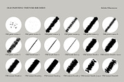 Old painting texture brushes for AI, a Brush Add-On by Studio Mei Design (Thumbnail 5 of 6)