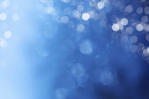 Lights on blue background.