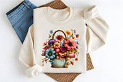 Watercolor Fairy Garden PNG Clipart, a Seasonal Illustration by RobertsArt (Thumbnail 6 of 7)