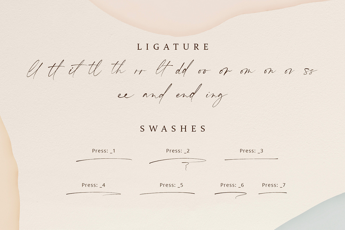 Committing - Handwritten Font