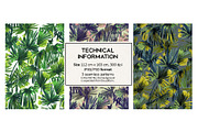Tropical floral patterns set, a Pattern Graphic by emeraldthue (Thumbnail 21 of 28)