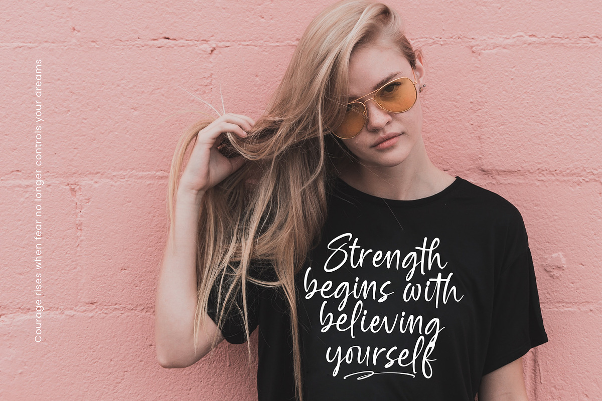 Silent Joy Modern Handwritten Font, a Script Font by Letterena Studios Script (Photo 14 of 20)
