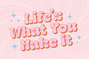 Geska Rolling - Groovy Retro Font, a Slab Serif Font by Kulokale (Thumbnail 3 of 10)