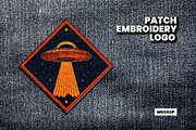 Embroidered Patch Logo Mockup, a Layer Style Add-On by studiogstock (Thumbnail 1 of 2)