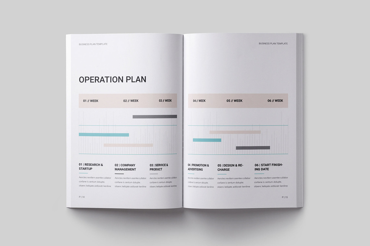 Business Plan Brochure Template, a Brochure Template by ElvinPrint (Photo 6 of 9)