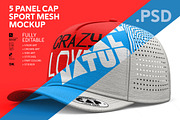 Customizable Sports Cap Mockup PSD, a Hat Mockup by LESZ Design (Thumbnail 1 of 4)