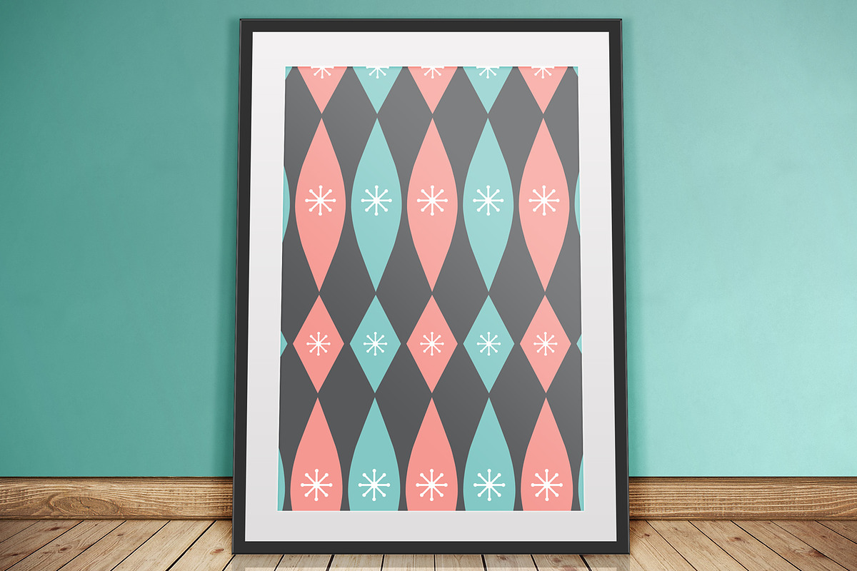 Midcentury Modern Retro Design Kit, a Pattern Graphic by Pacific Modern Art (Photo 48 of 89)
