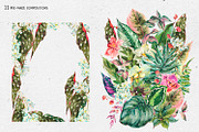 Tropical leaves graphic pack, an Illustration by Belusuab (Thumbnail 9 of 16)
